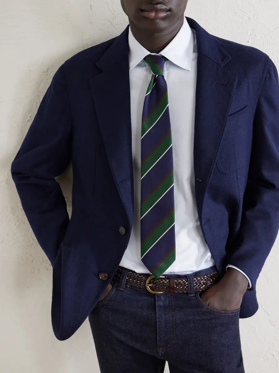 dunhill Mohair and Silk-Blend Blazer - Men | Thumbnail 5 dunhill Mohair and Silk-Blend Blazer - Men | Thumbnail 5