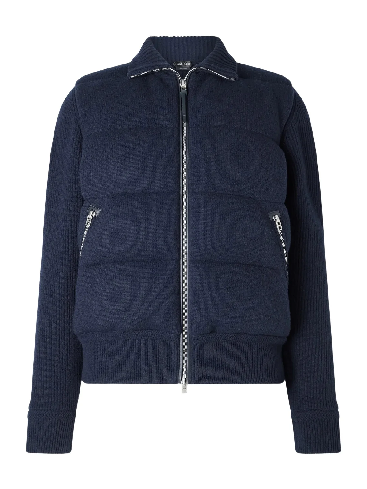 Slim-Fit Quilted Wool Down Jacket - Men Slim-Fit Quilted Wool Down Jacket - Men