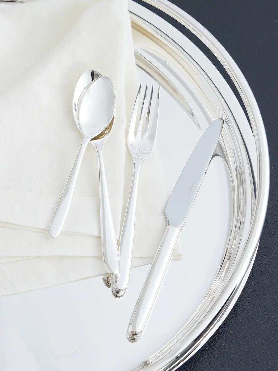 Christofle MOOD Easy Silver-Plated Flatware Set with Case - Men | Thumbnail 2 Christofle MOOD Easy Silver-Plated Flatware Set with Case - Men | Thumbnail 2
