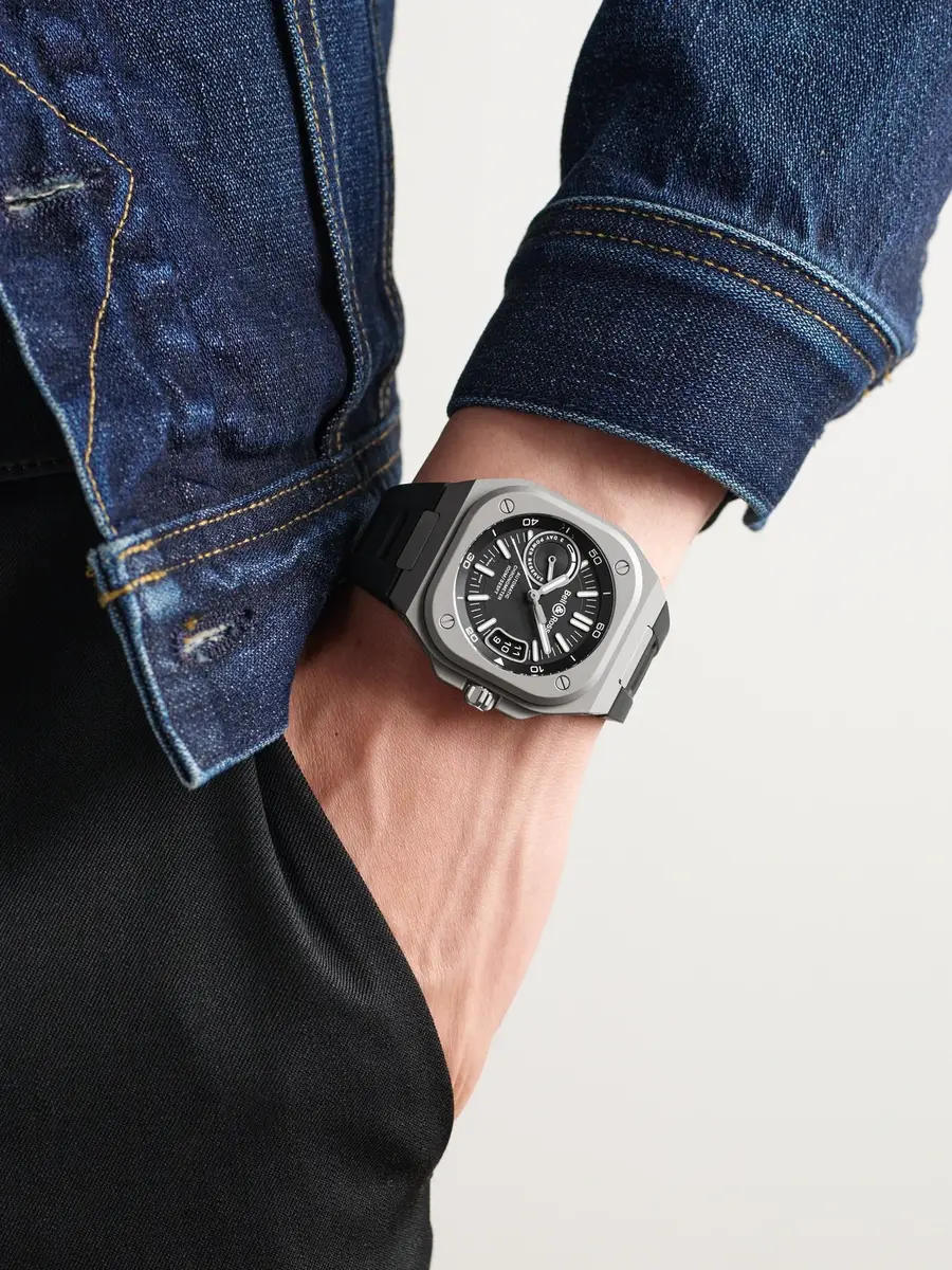 Bell & Ross BR-X5 Automatic Chronometer Titanium Watch, Ref. BRX5R-BL-TI/SRB - Men | Thumbnail 2 Bell & Ross BR-X5 Automatic Chronometer Titanium Watch, Ref. BRX5R-BL-TI/SRB - Men | Thumbnail 2