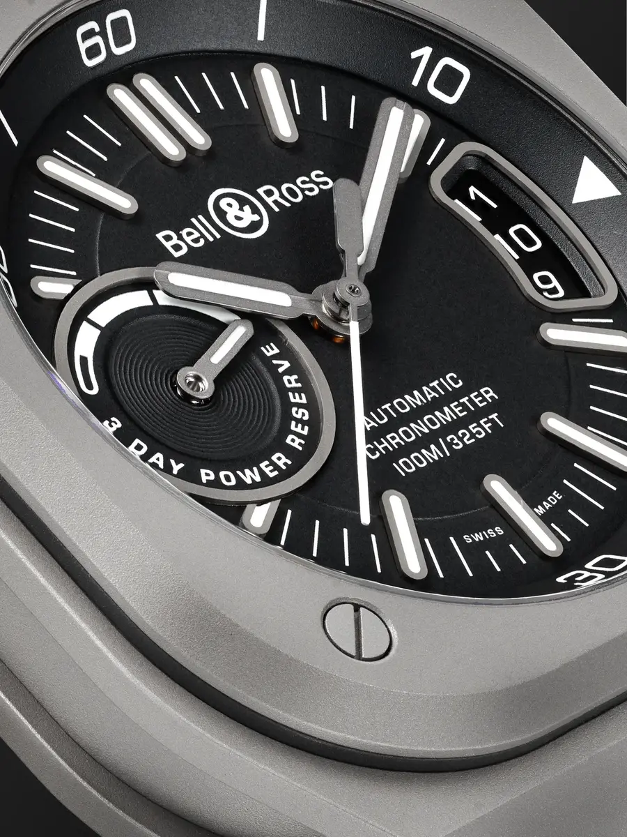 Bell & Ross BR-X5 Automatic Chronometer Titanium Watch, Ref. BRX5R-BL-TI/SRB - Men | Thumbnail 6 Bell & Ross BR-X5 Automatic Chronometer Titanium Watch, Ref. BRX5R-BL-TI/SRB - Men | Thumbnail 6