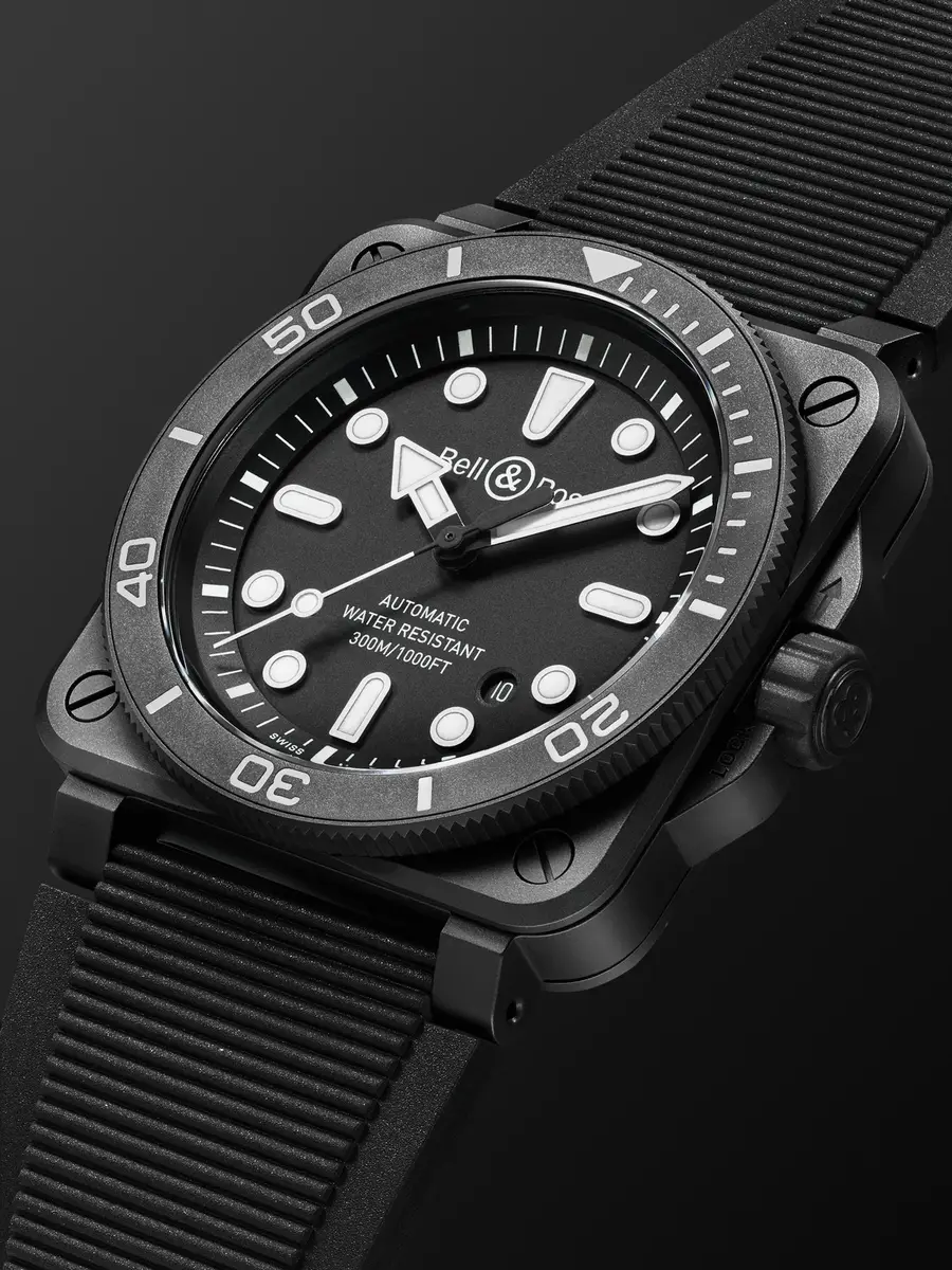 Bell & Ross BR-03 Diver Automatic Ceramic Watch, Ref. BR03A-D-BL-CE/SRB - Men | Thumbnail 3 Bell & Ross BR-03 Diver Automatic Ceramic Watch, Ref. BR03A-D-BL-CE/SRB - Men | Thumbnail 3