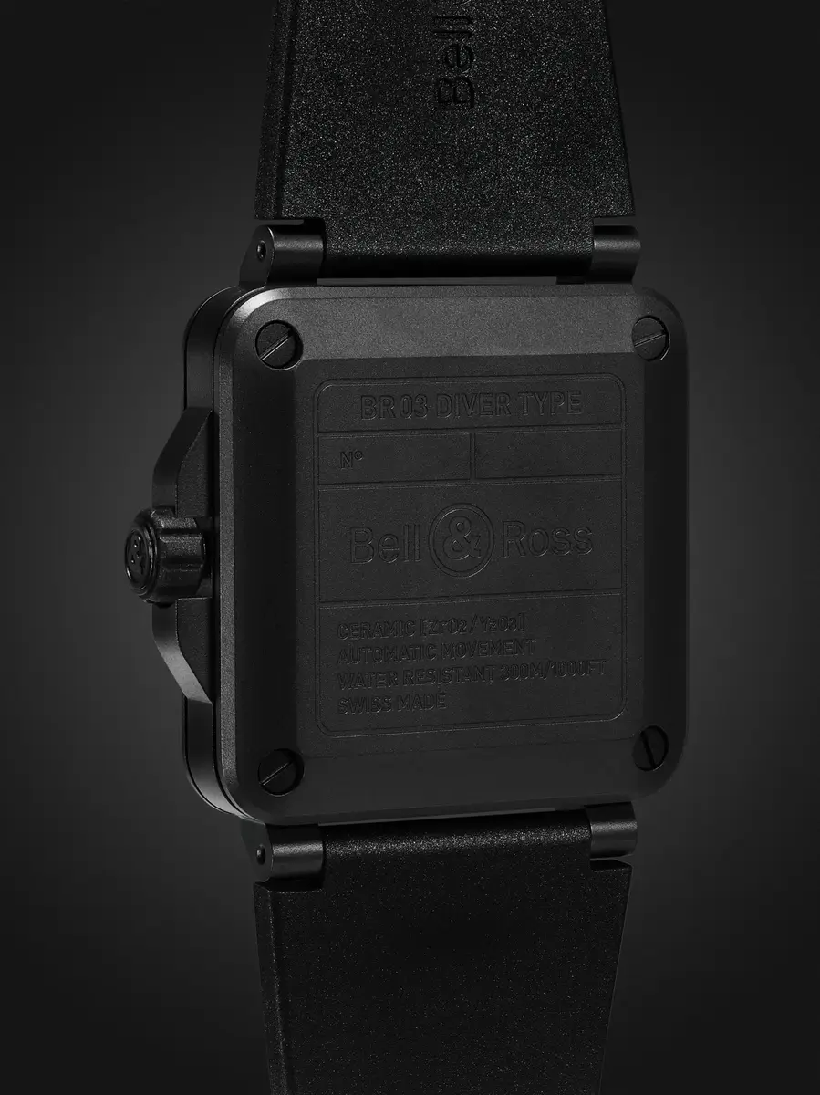 Bell & Ross BR-03 Diver Automatic Ceramic Watch, Ref. BR03A-D-BL-CE/SRB - Men | Thumbnail 4 Bell & Ross BR-03 Diver Automatic Ceramic Watch, Ref. BR03A-D-BL-CE/SRB - Men | Thumbnail 4