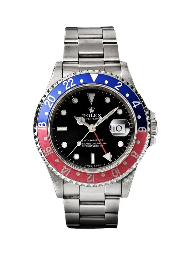 Stephanie Windsor Rolex Vintage 1996 Pepsi GMT Master Automatic 40mm Stainless Steel Watch, ref. 16700 (Fits up to 7.5'' wrist) - Men