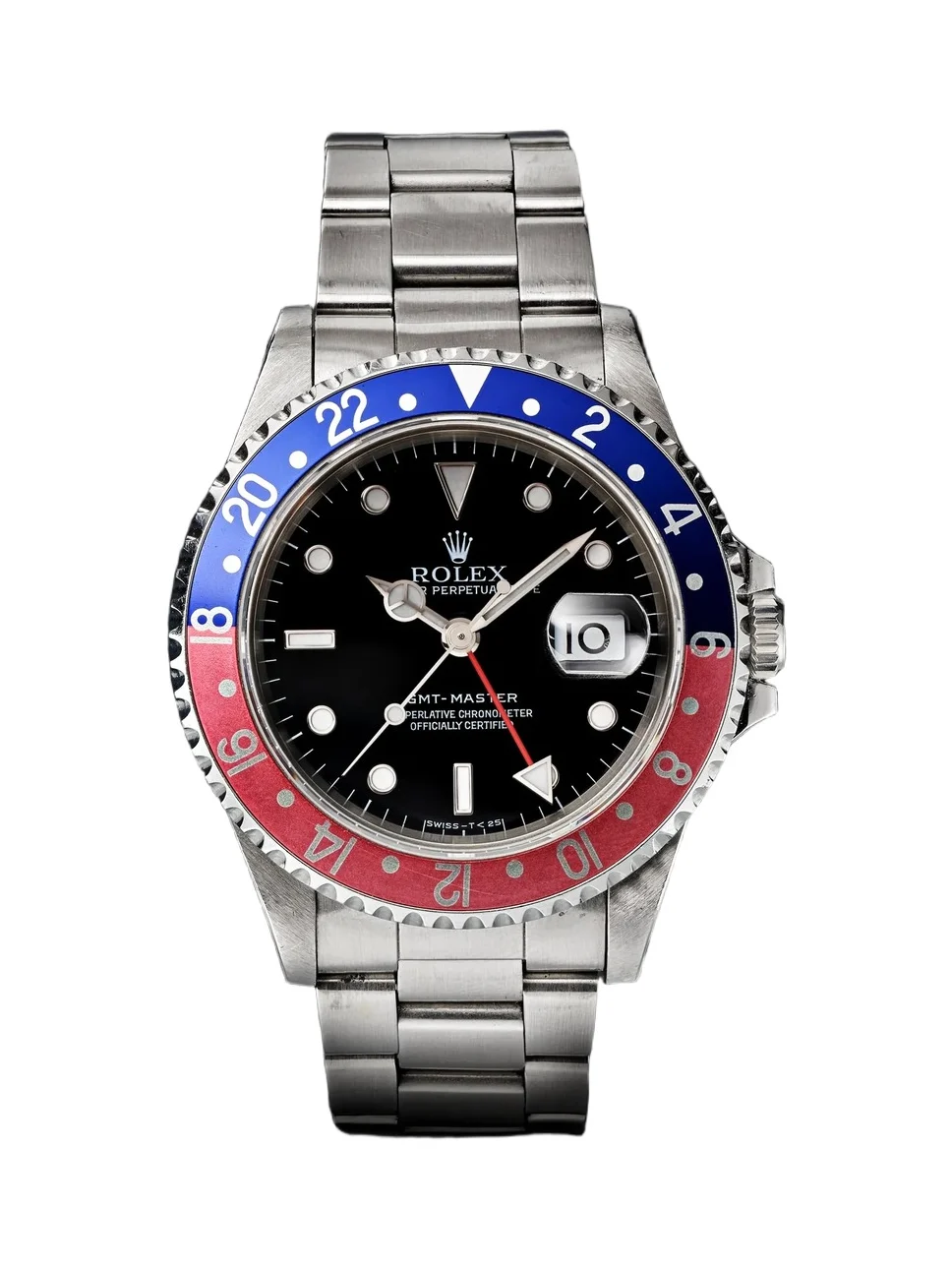 Stephanie Windsor Rolex Vintage 1996 Pepsi GMT Master Automatic 40mm Stainless Steel Watch, ref. 16700 (Fits up to 7.5'' wrist) - Men