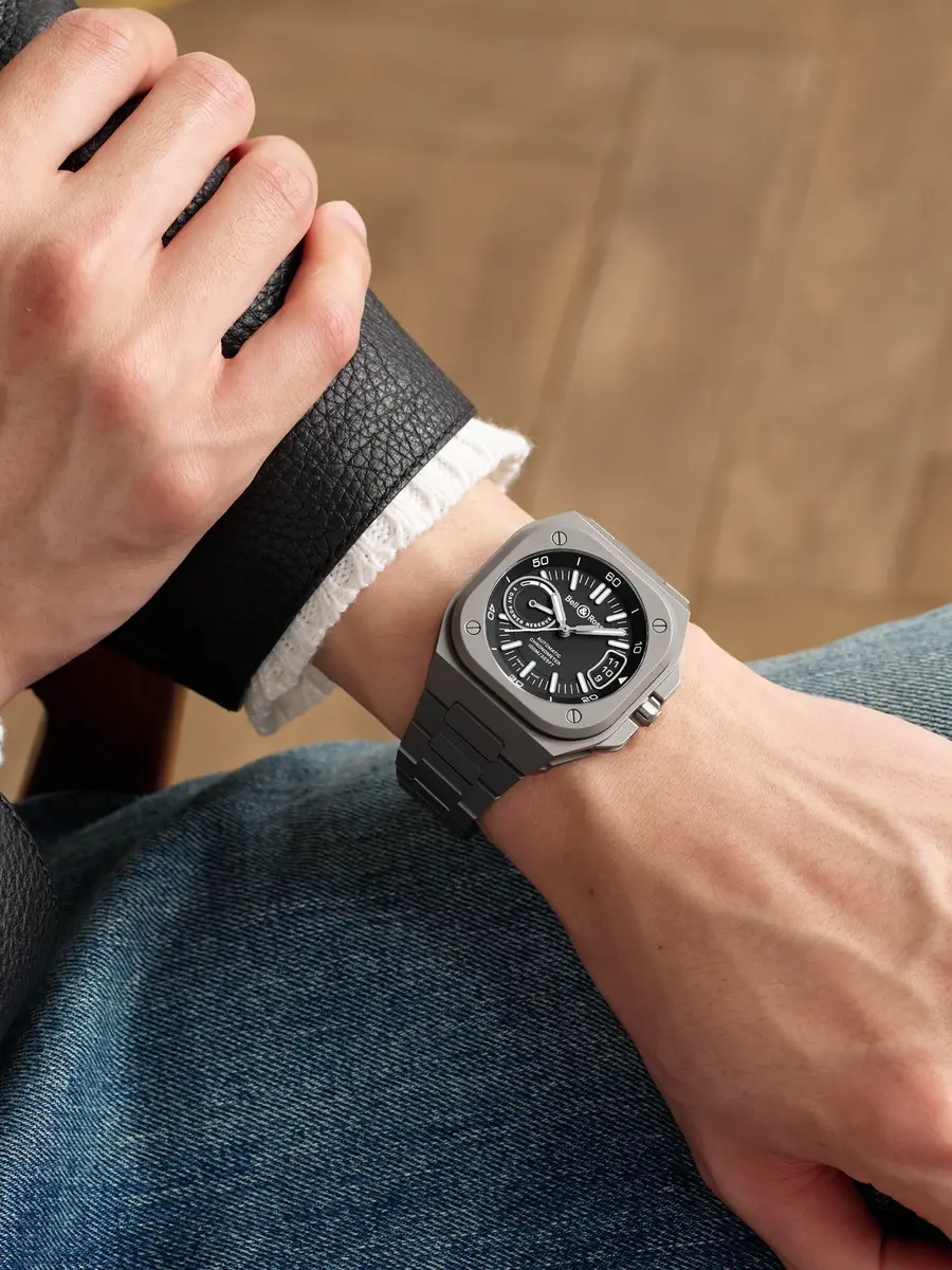 Bell & Ross BR-X5 Automatic Chronometer Titanium Watch, Ref. BRX5R-BL-TI/STI - Men | Thumbnail 2 Bell & Ross BR-X5 Automatic Chronometer Titanium Watch, Ref. BRX5R-BL-TI/STI - Men | Thumbnail 2