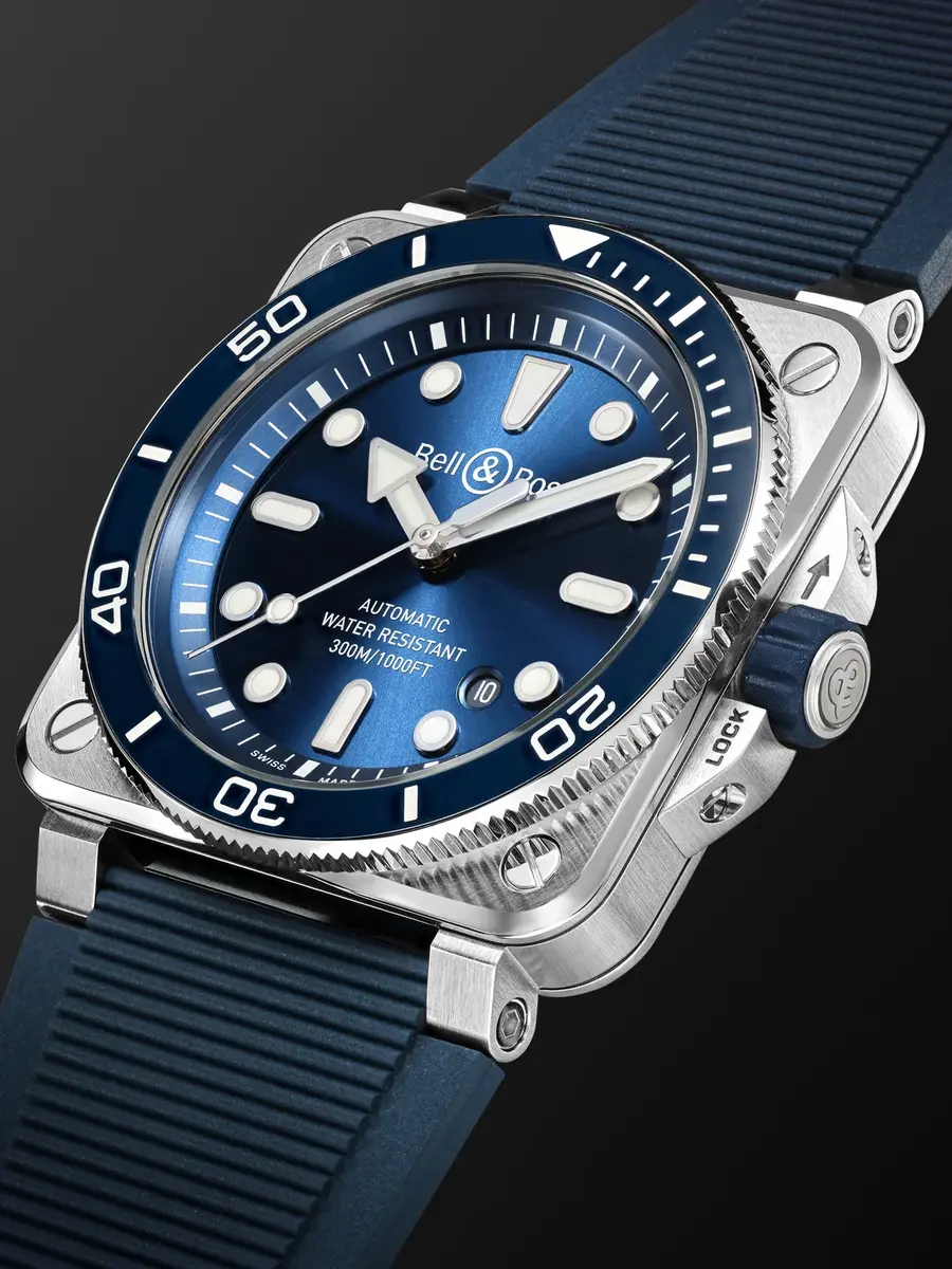 Bell & Ross BR-03 Diver Automatic Stainless Steel Watch, Ref. BR03A-D-BLU-ST/SRB - Men | Thumbnail 3 Bell & Ross BR-03 Diver Automatic Stainless Steel Watch, Ref. BR03A-D-BLU-ST/SRB - Men | Thumbnail 3