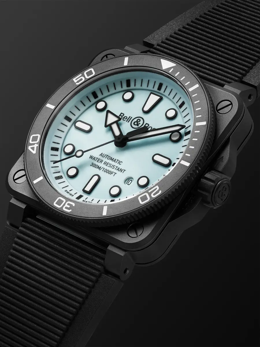 Bell & Ross BR-03 Diver Full Lum Automatic Ceramic Watch, Ref. BR03A-D-LM-CE/SRB - Men | Thumbnail 3 Bell & Ross BR-03 Diver Full Lum Automatic Ceramic Watch, Ref. BR03A-D-LM-CE/SRB - Men | Thumbnail 3