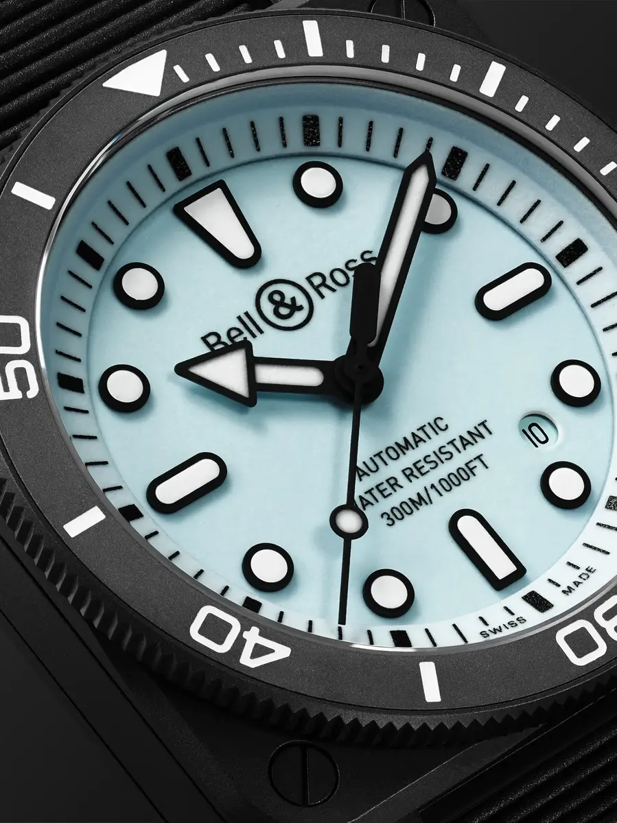 Bell & Ross BR-03 Diver Full Lum Automatic Ceramic Watch, Ref. BR03A-D-LM-CE/SRB - Men | Thumbnail 5 Bell & Ross BR-03 Diver Full Lum Automatic Ceramic Watch, Ref. BR03A-D-LM-CE/SRB - Men | Thumbnail 5