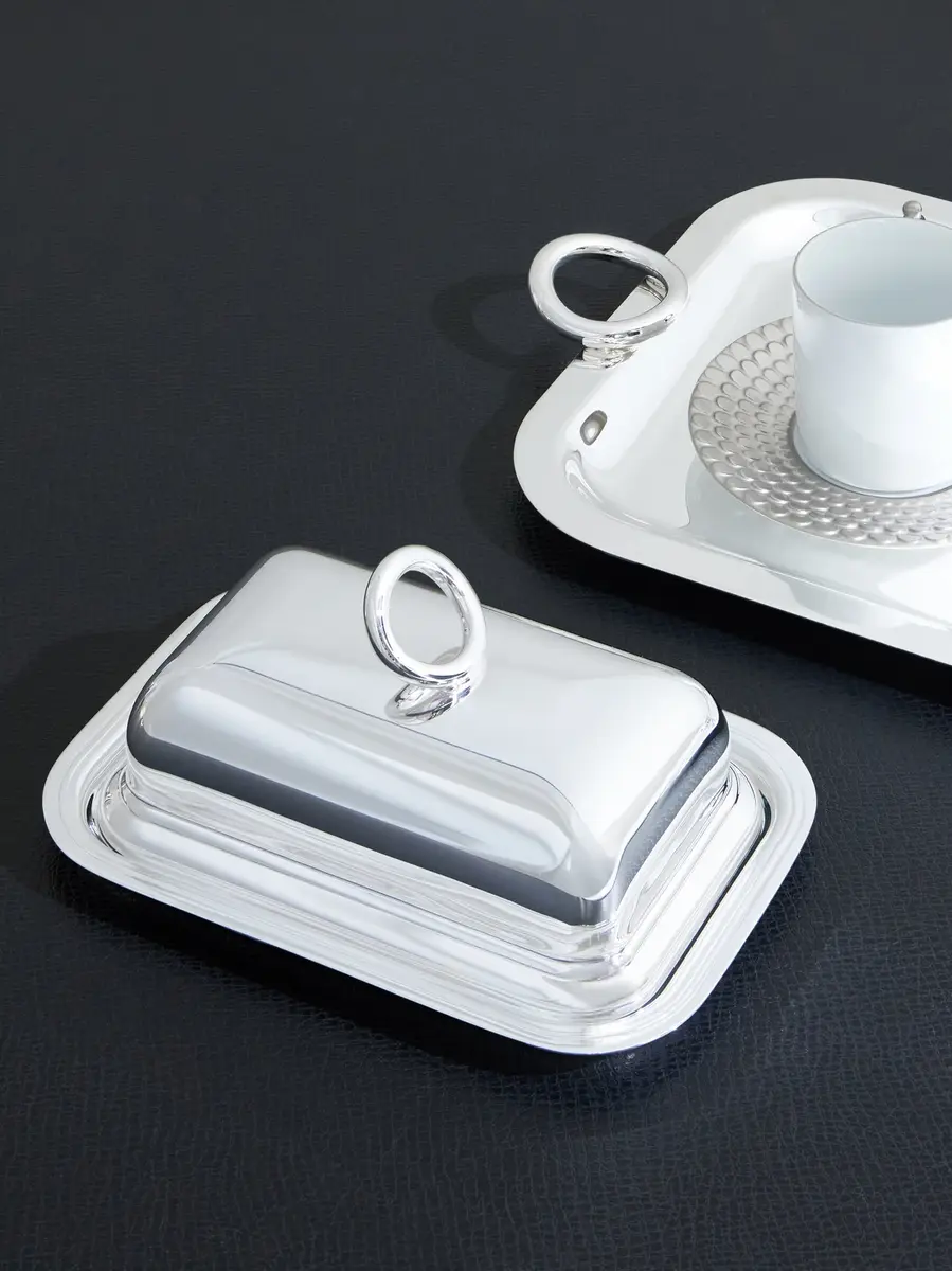 Christofle Vertigo Silver-Plated Butter Dish - Men | Thumbnail 2 Christofle Vertigo Silver-Plated Butter Dish - Men | Thumbnail 2