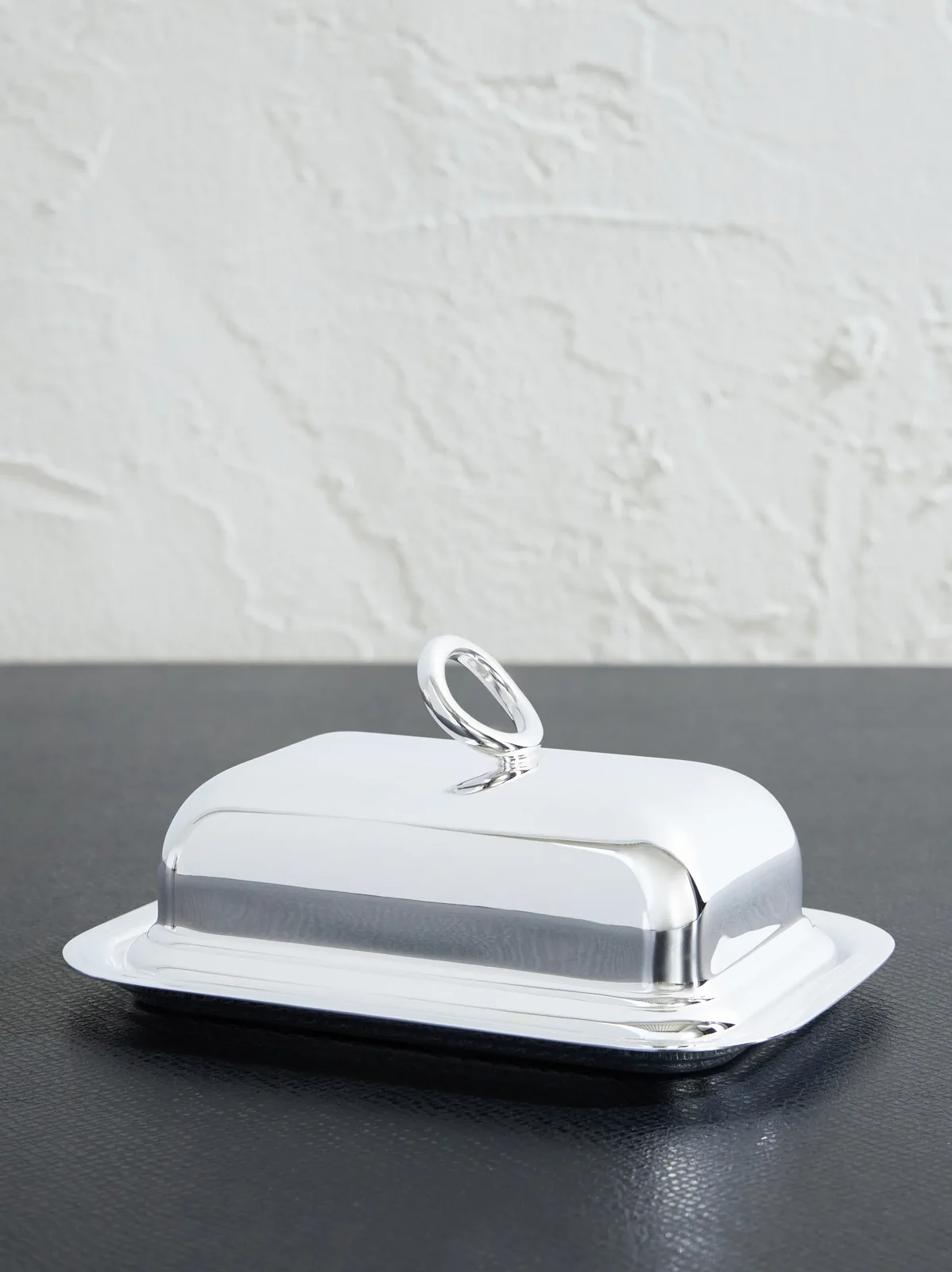 Christofle Vertigo Silver-Plated Butter Dish - Men