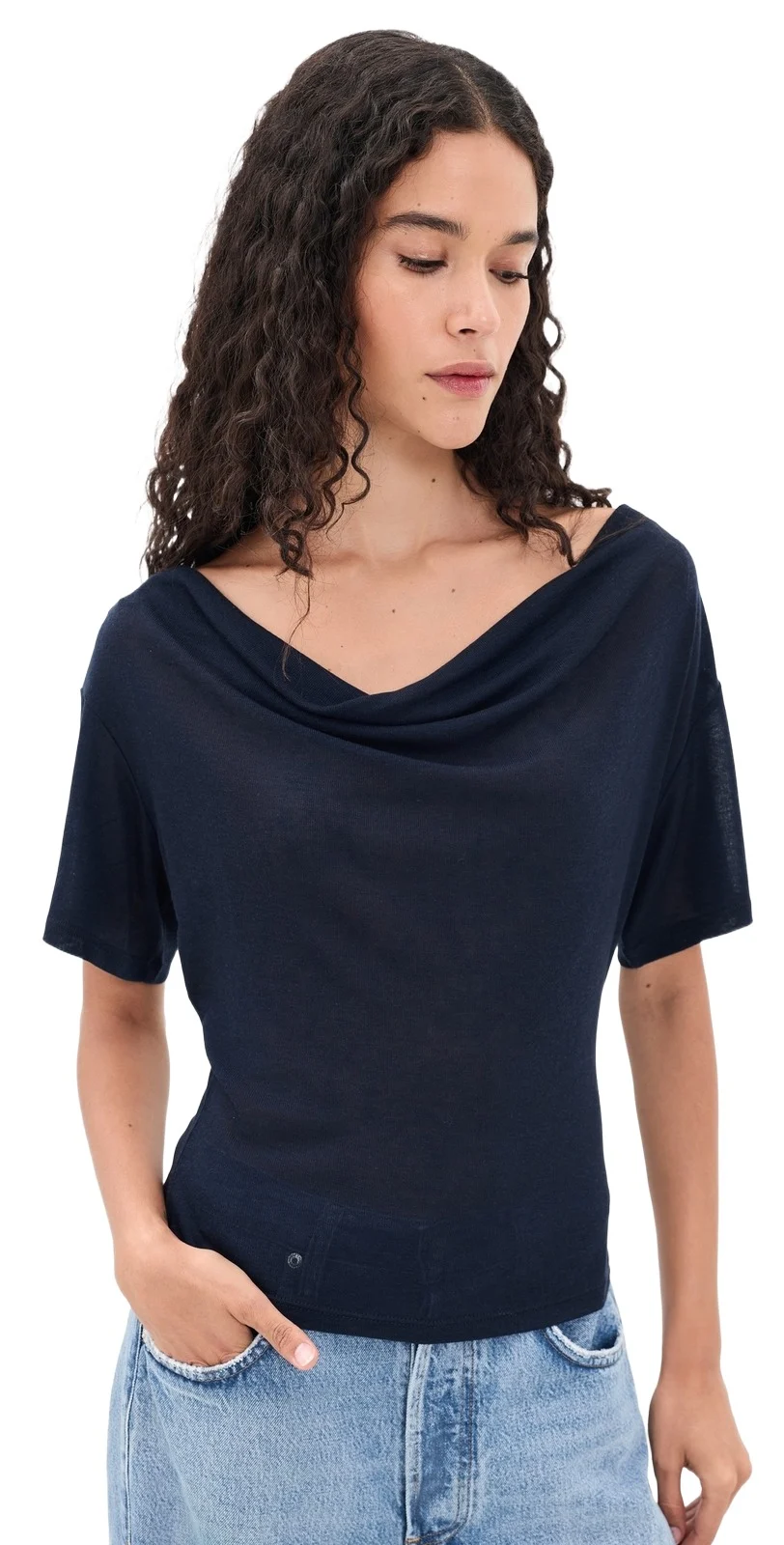 Madeo Cowl Neck Tee Madeo Cowl Neck Tee