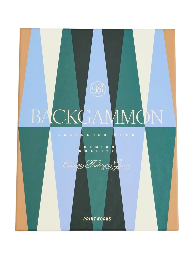 Printworks Lacquered Backgammon Set Multi