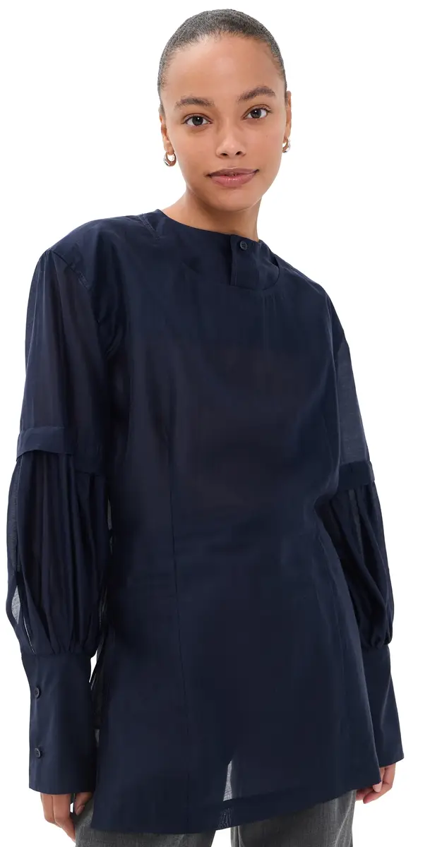 The Latest Erin uslin Blouse Night Blue | Image 1 The Latest Erin uslin Blouse Night Blue | Image 1