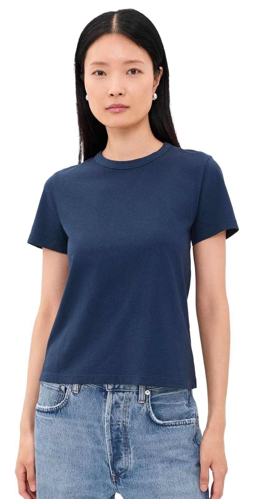 The Perfect Crewneck Tee in Allday Jersey The Perfect Crewneck Tee in Allday Jersey