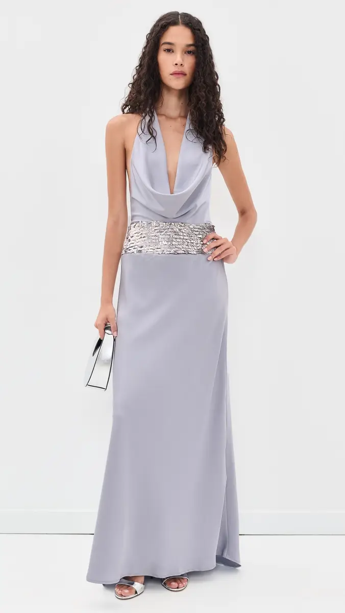 Runaway The Label Marcella Deep Plunge Maxi Dress | Thumbnail 5