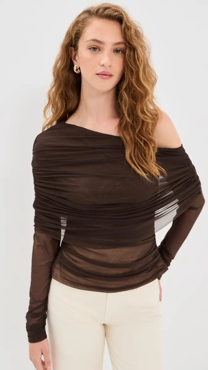 Line & Dot Marceline Asymmetrical Top | Thumbnail 2 Line & Dot Marceline Asymmetrical Top | Thumbnail 2