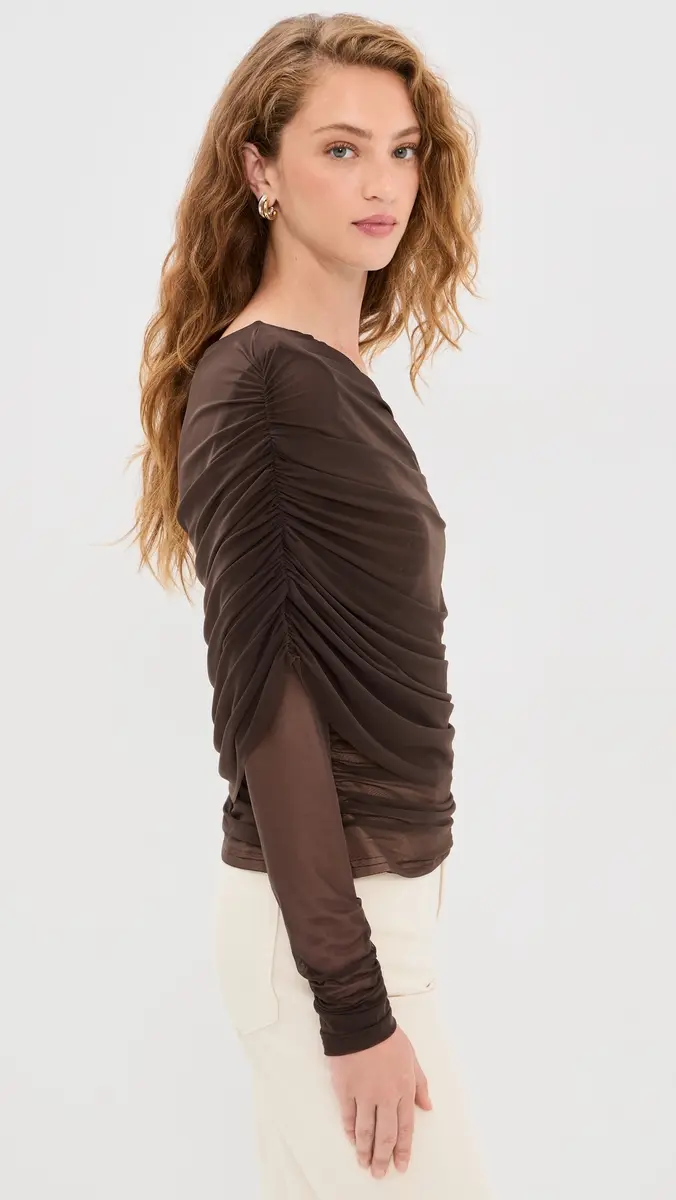 Line & Dot Marceline Asymmetrical Top | Thumbnail 4 Line & Dot Marceline Asymmetrical Top | Thumbnail 4