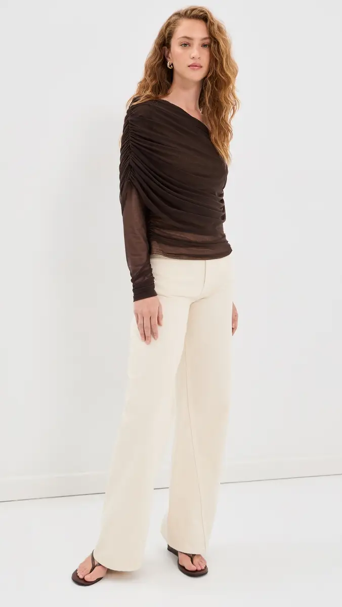 Line & Dot Marceline Asymmetrical Top | Thumbnail 5 Line & Dot Marceline Asymmetrical Top | Thumbnail 5