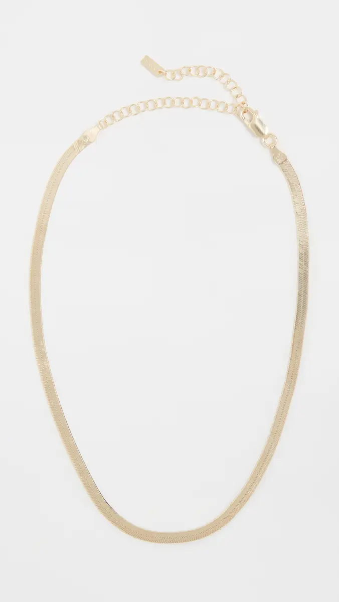 By Adina Eden Herringbone Choker | Thumbnail 2