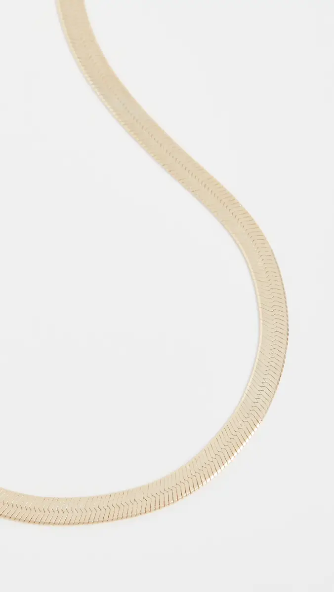 By Adina Eden Herringbone Choker | Thumbnail 4