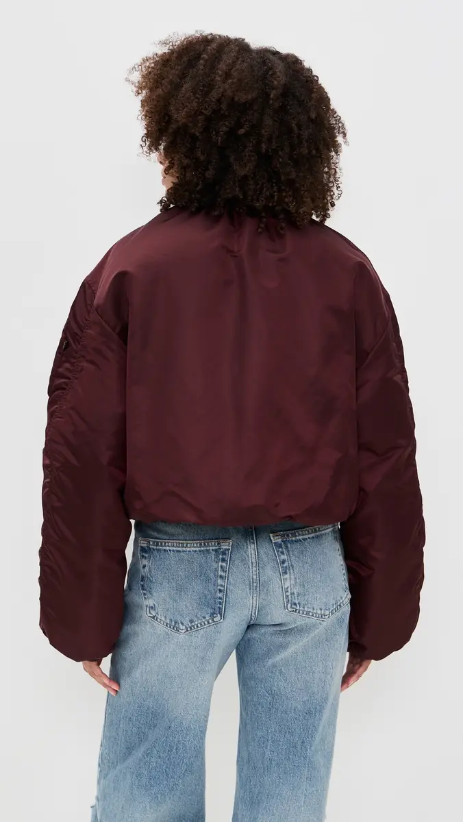 Alpha Industries Ma-1 Knit Rib Flight Jacket | Thumbnail 3 Alpha Industries Ma-1 Knit Rib Flight Jacket | Thumbnail 3