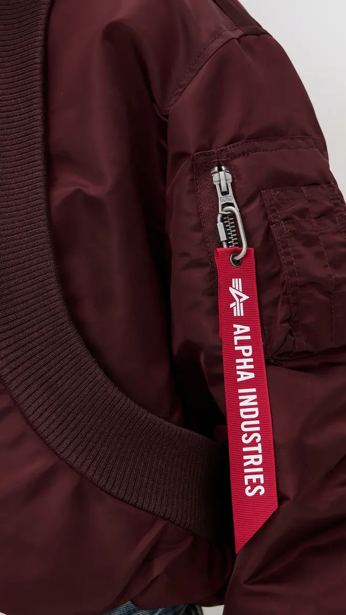 Alpha Industries Ma-1 Knit Rib Flight Jacket | Thumbnail 6 Alpha Industries Ma-1 Knit Rib Flight Jacket | Thumbnail 6