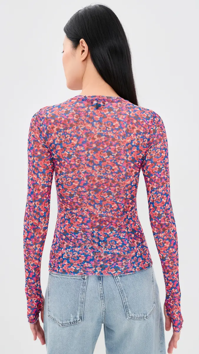 AFRM Nina Mesh Blouse | Thumbnail 3 AFRM Nina Mesh Blouse | Thumbnail 3