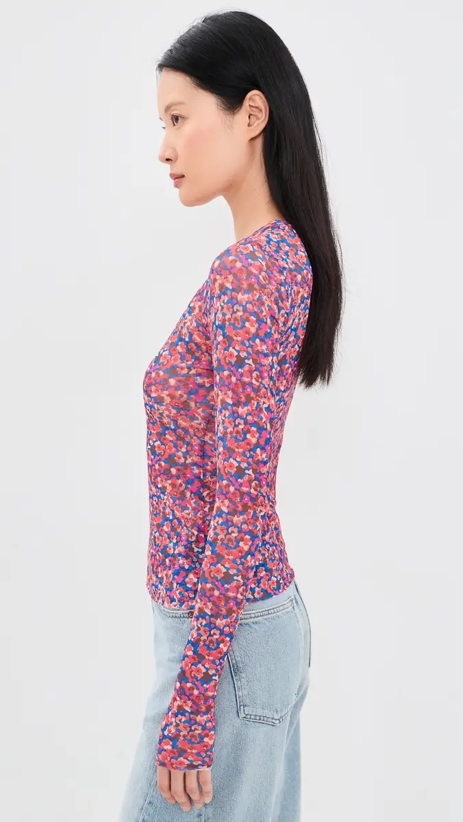 AFRM Nina Mesh Blouse | Thumbnail 4 AFRM Nina Mesh Blouse | Thumbnail 4