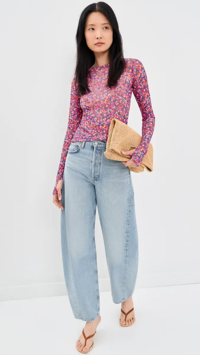 AFRM Nina Mesh Blouse | Thumbnail 5 AFRM Nina Mesh Blouse | Thumbnail 5