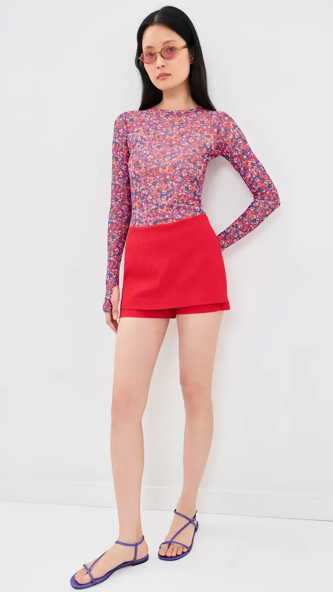 AFRM Nina Mesh Blouse | Thumbnail 6 AFRM Nina Mesh Blouse | Thumbnail 6