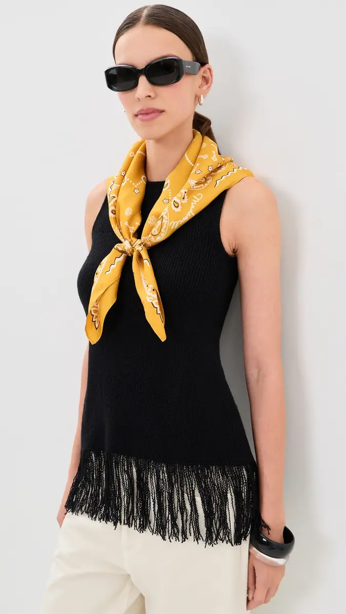 Madewell Medium Silk Bandana | Thumbnail 3