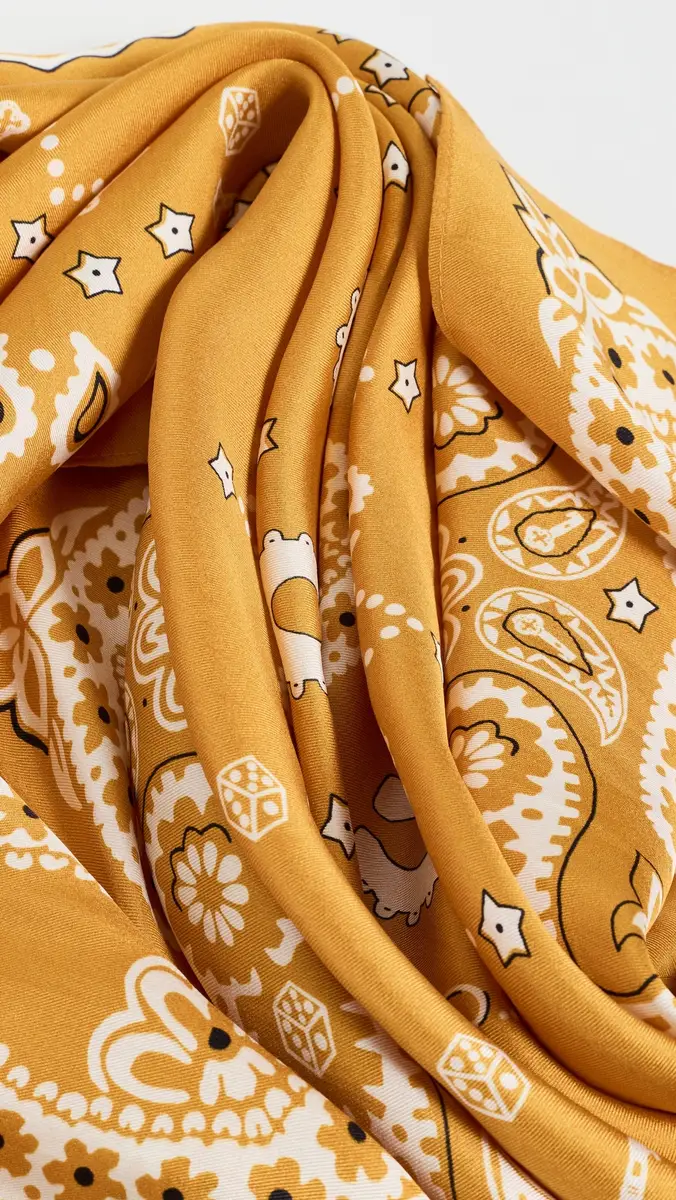 Madewell Medium Silk Bandana | Thumbnail 5