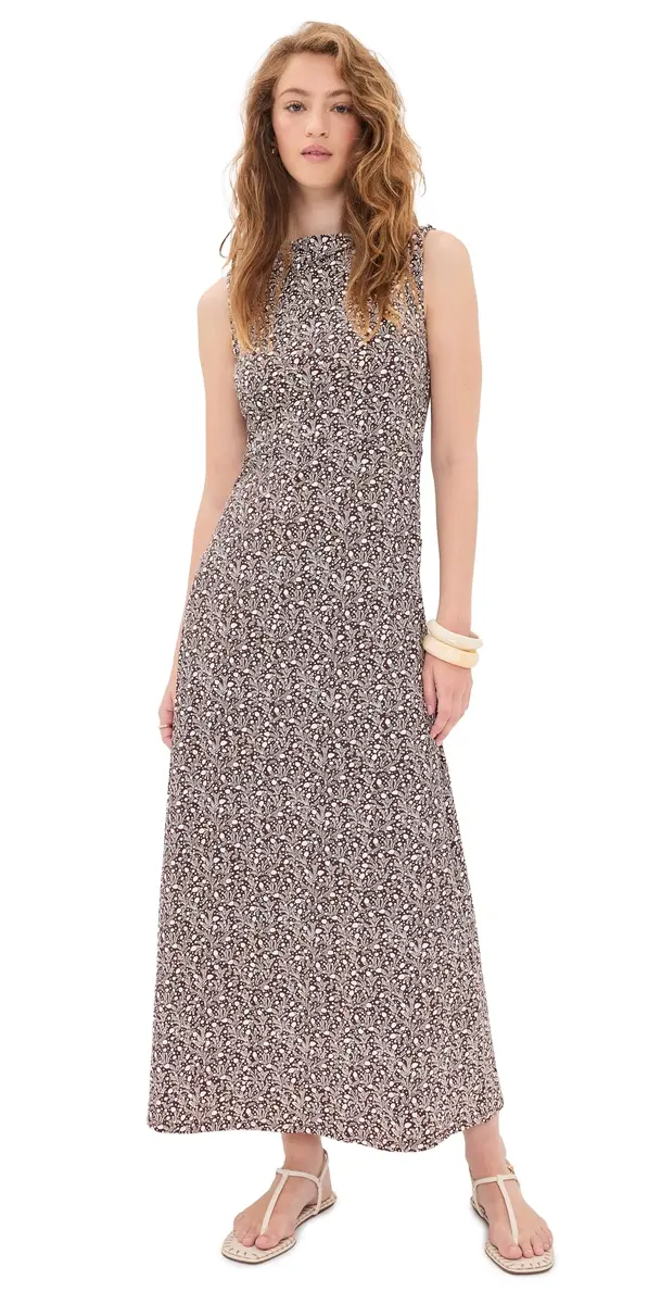 Hill House Home The Sloane Dress Ditsy Thistle | Image 1 Hill House Home The Sloane Dress Ditsy Thistle | Image 1