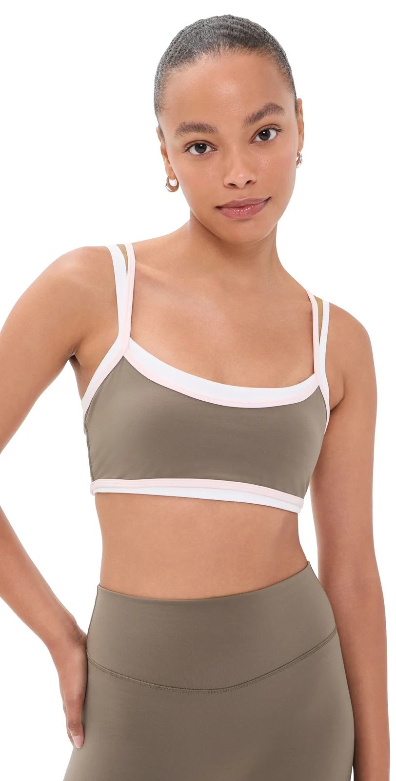 Contrast Layered Bra Contrast Layered Bra