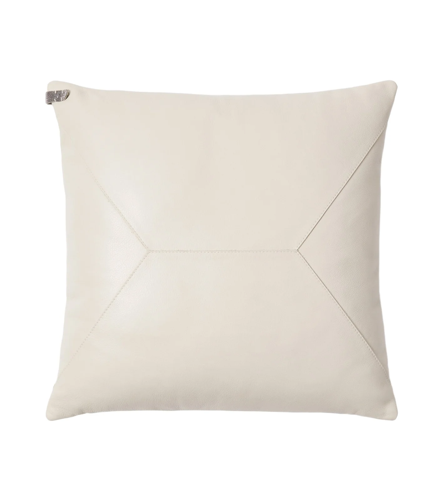Brunello Cucinelli Monili leather cushion