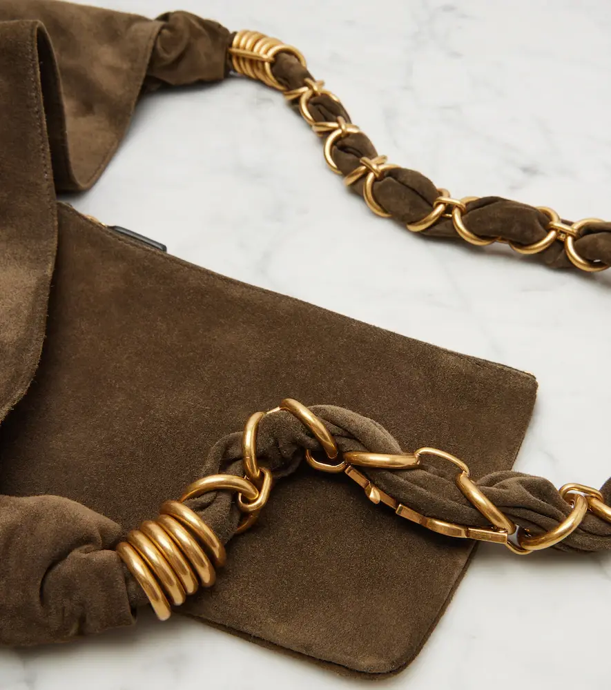 Saint Laurent Amalia suede shopper | Thumbnail 3 Saint Laurent Amalia suede shopper | Thumbnail 3