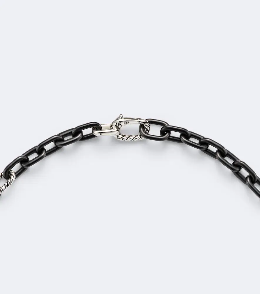 David Yurman DY Madison titanium and sterling silver chain necklace | Thumbnail 3 David Yurman DY Madison titanium and sterling silver chain necklace | Thumbnail 3