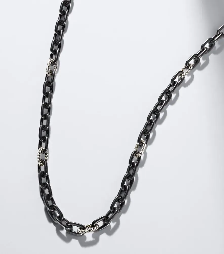 David Yurman DY Madison titanium and sterling silver chain necklace | Thumbnail 4 David Yurman DY Madison titanium and sterling silver chain necklace | Thumbnail 4