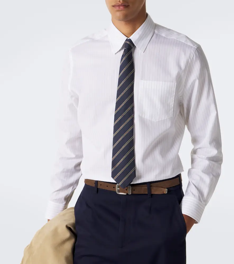 dunhill Striped cotton shirt | Thumbnail 5 dunhill Striped cotton shirt | Thumbnail 5
