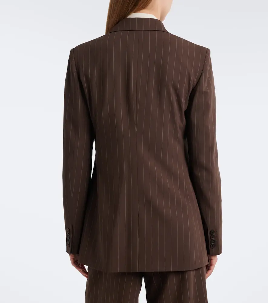 Ralph Lauren Collection Pinstripe double-breasted wool blazer | Thumbnail 4 Ralph Lauren Collection Pinstripe double-breasted wool blazer | Thumbnail 4