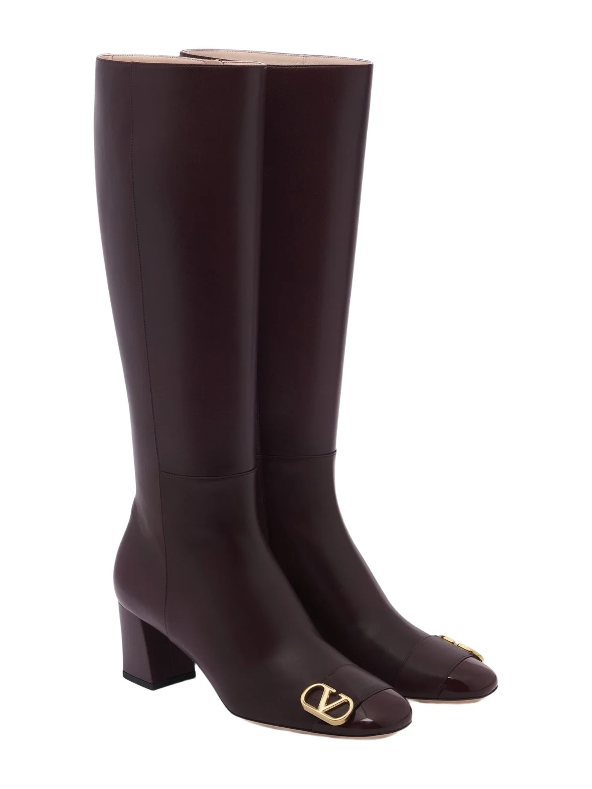 Valentino Garavani Veeside VLogo leather knee-high boots