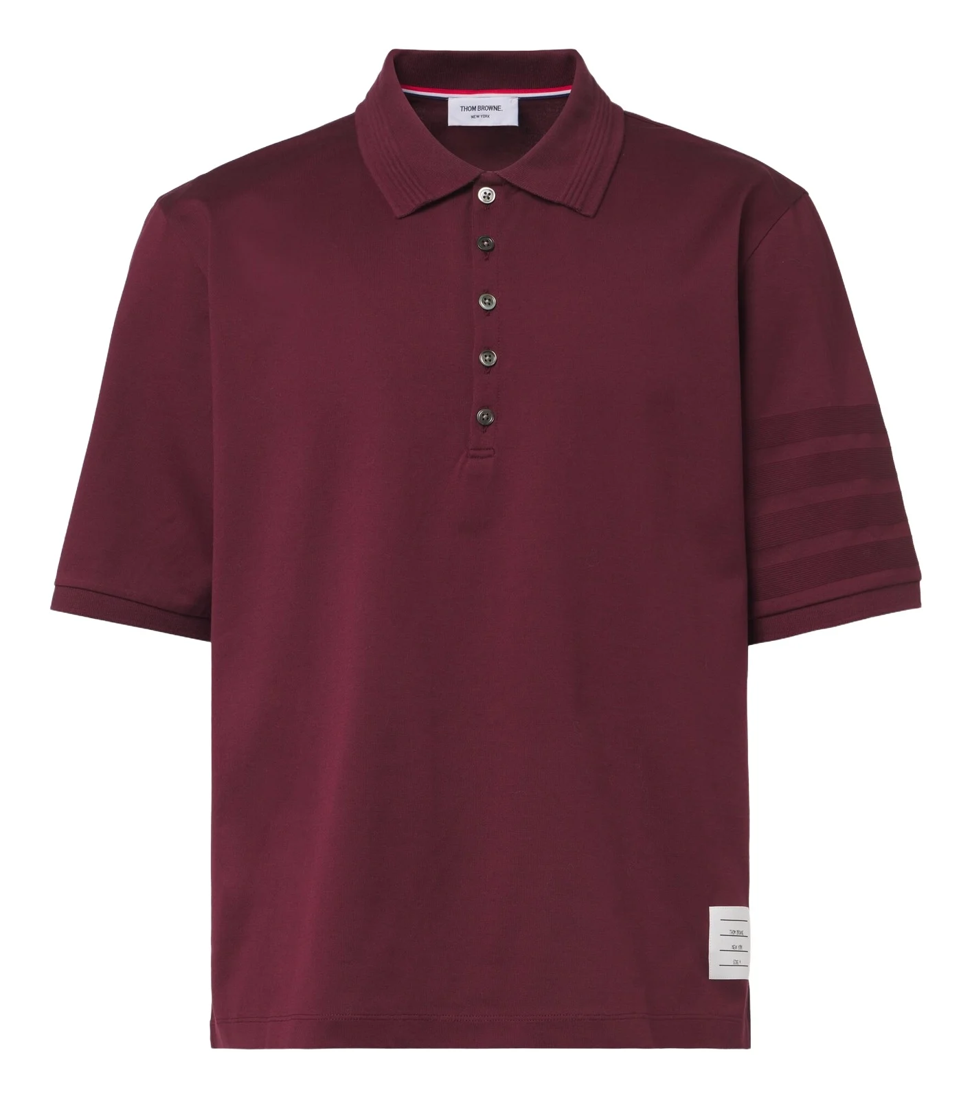 4-Bar cotton polo shirt 4-Bar cotton polo shirt
