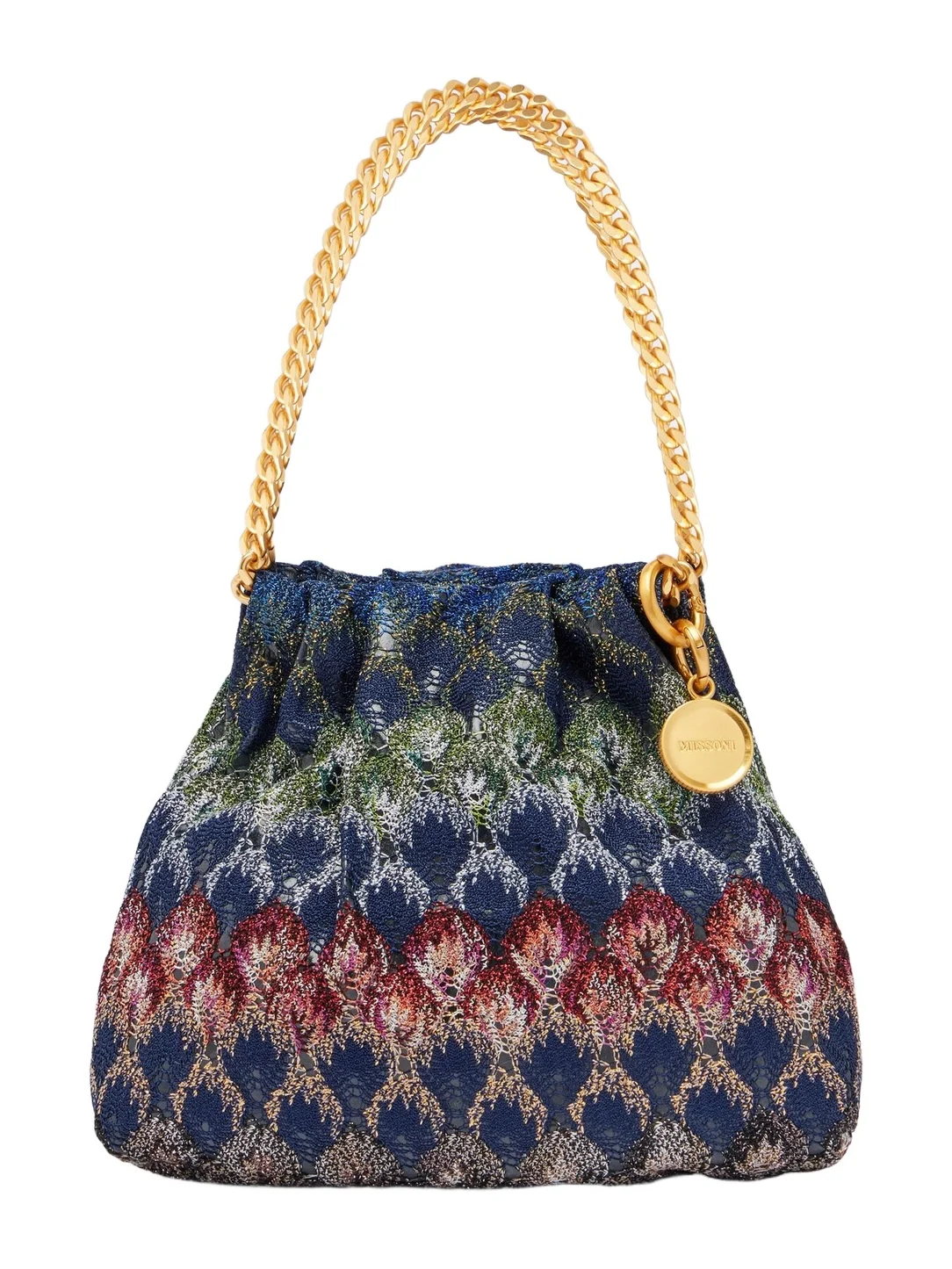 Mini lamé top-handle bag Mini lamé top-handle bag
