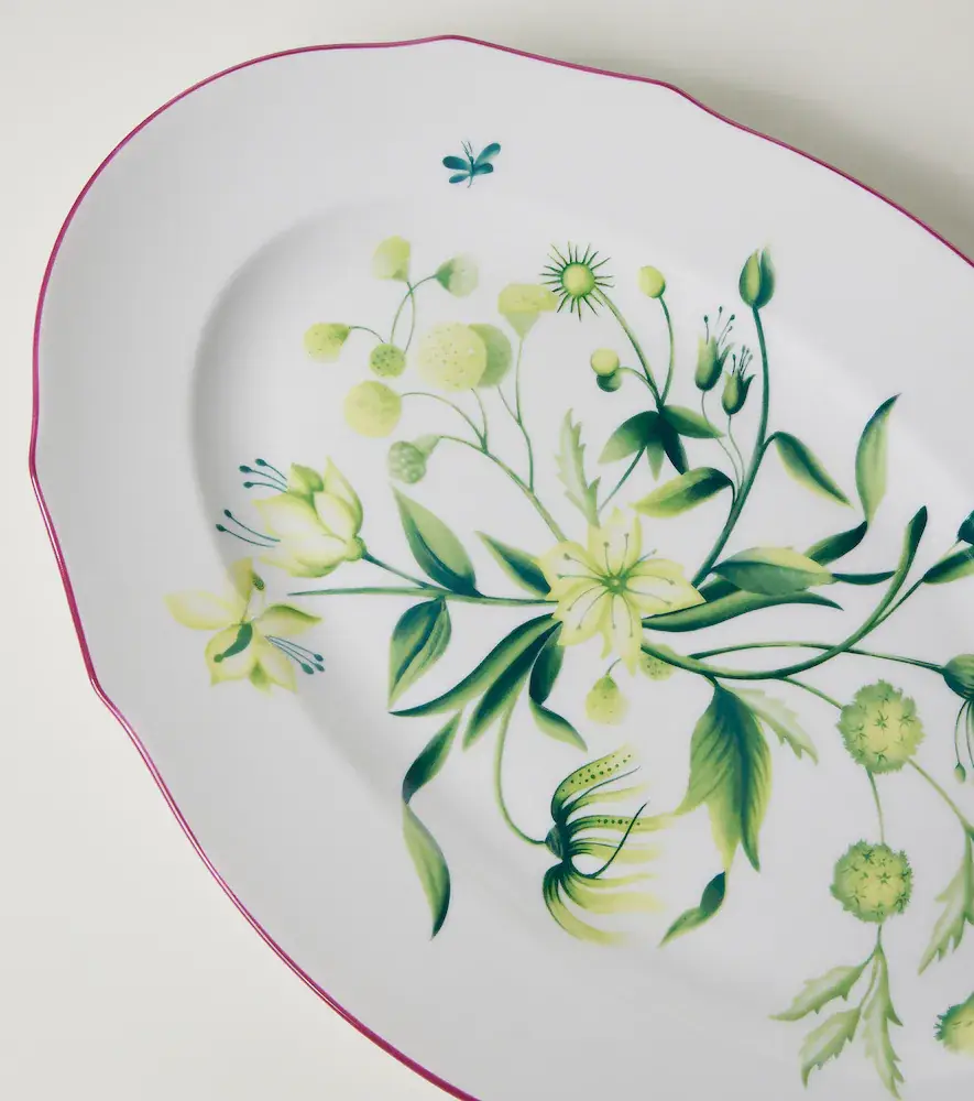 GINORI 1735 Florenza Duchessa floral porcelain platter | Thumbnail 2