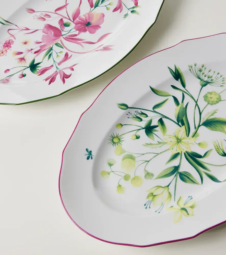 GINORI 1735 Florenza Duchessa floral porcelain platter | Thumbnail 3