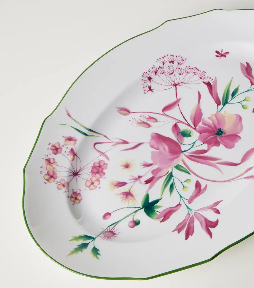 GINORI 1735 Florenza Duchessa floral porcelain platter | Thumbnail 2