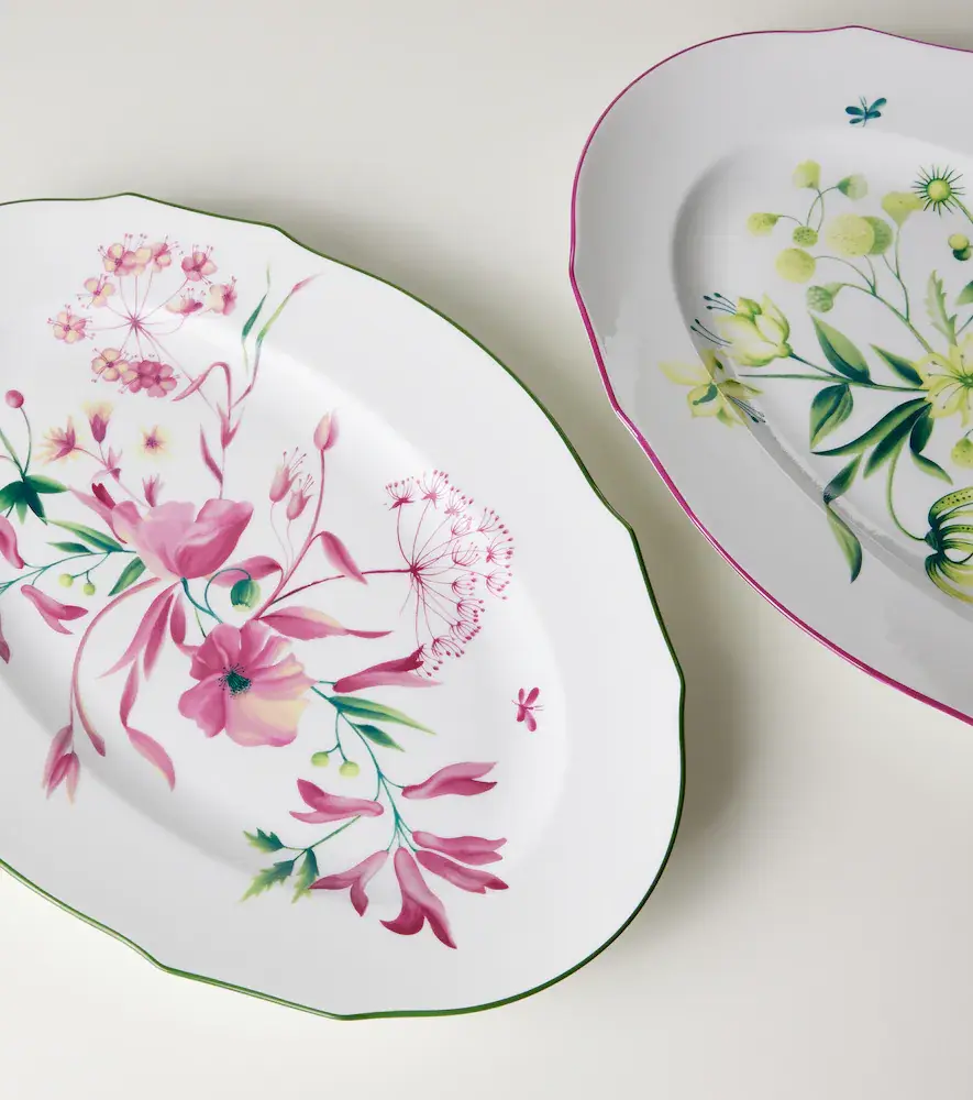 GINORI 1735 Florenza Duchessa floral porcelain platter | Thumbnail 4