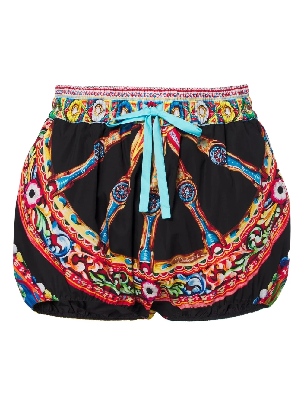 Dolce & Gabbana Carretto cotton poplin shorts