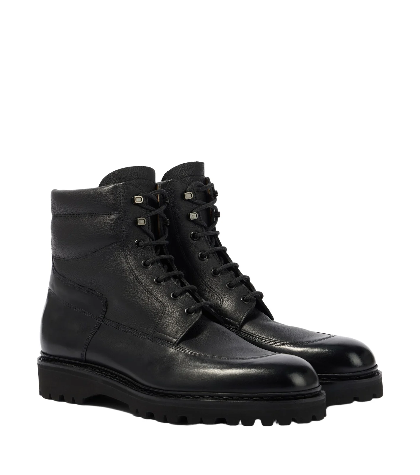 Peak leather lace-up boots Peak leather lace-up boots